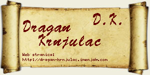 Dragan Krnjulac vizit kartica